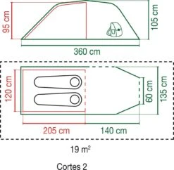 Coleman Cortes 2 Camping Zelt Cortes 2 Camping Zelt 5 Coleman Cortes 2 Camping Zelt Cortes 2 Camping Zelt -Sportsandmore Geschäft 2000030274 cortes 2 grundriss ergebniscNtpwdYGkWGj4 1280x1280