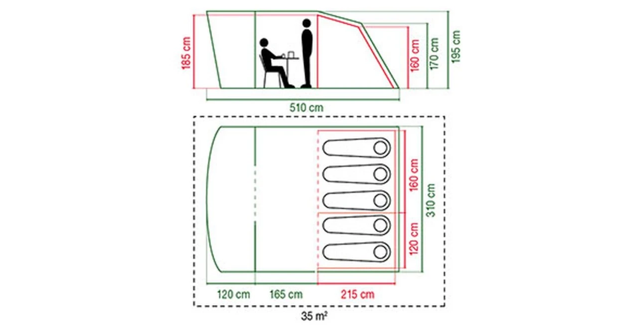 Coleman Valdes 4 Air BlackOut Valdes 4 Air BlackOut 5 Coleman Valdes 4 Air BlackOut Valdes 4 Air BlackOut – Bild 5